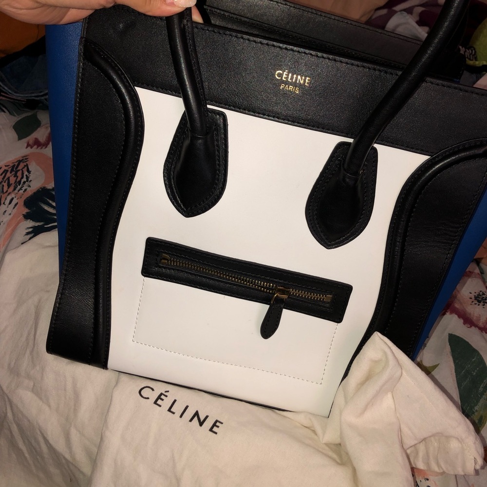 Celine large luggage tote